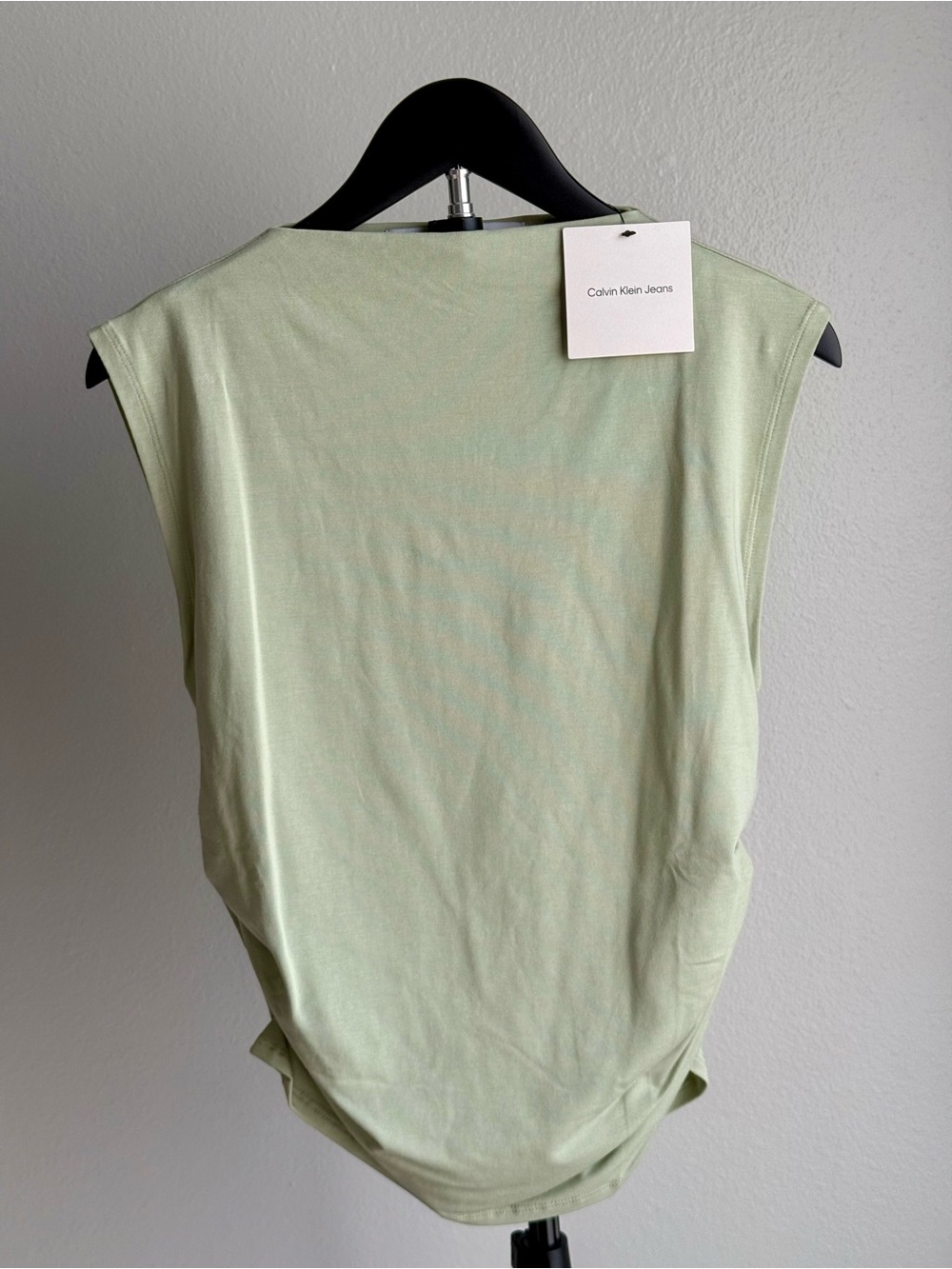 Calvin Klein Jeans Sleeveless Top in Light Green